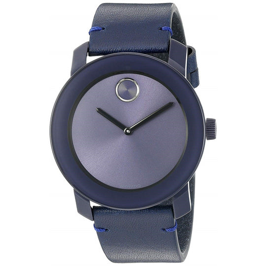 Movado Men's 3600370 Bold Blue Leather Watch