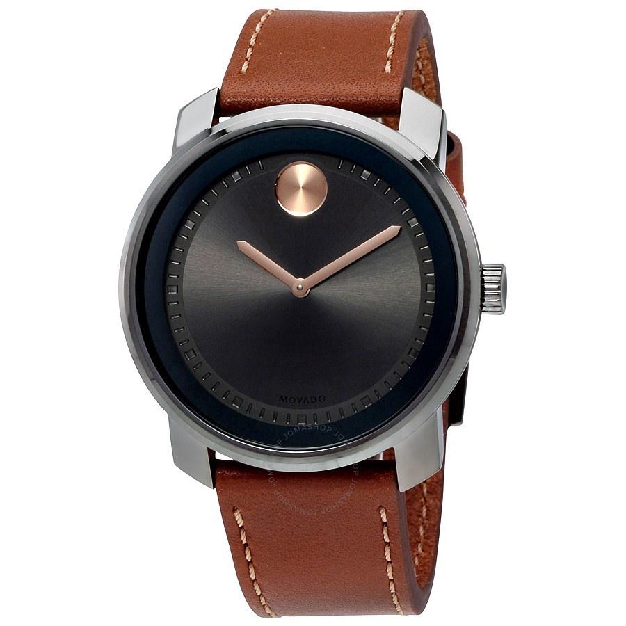Movado Men's 3600378 Bold Brown Leather Watch