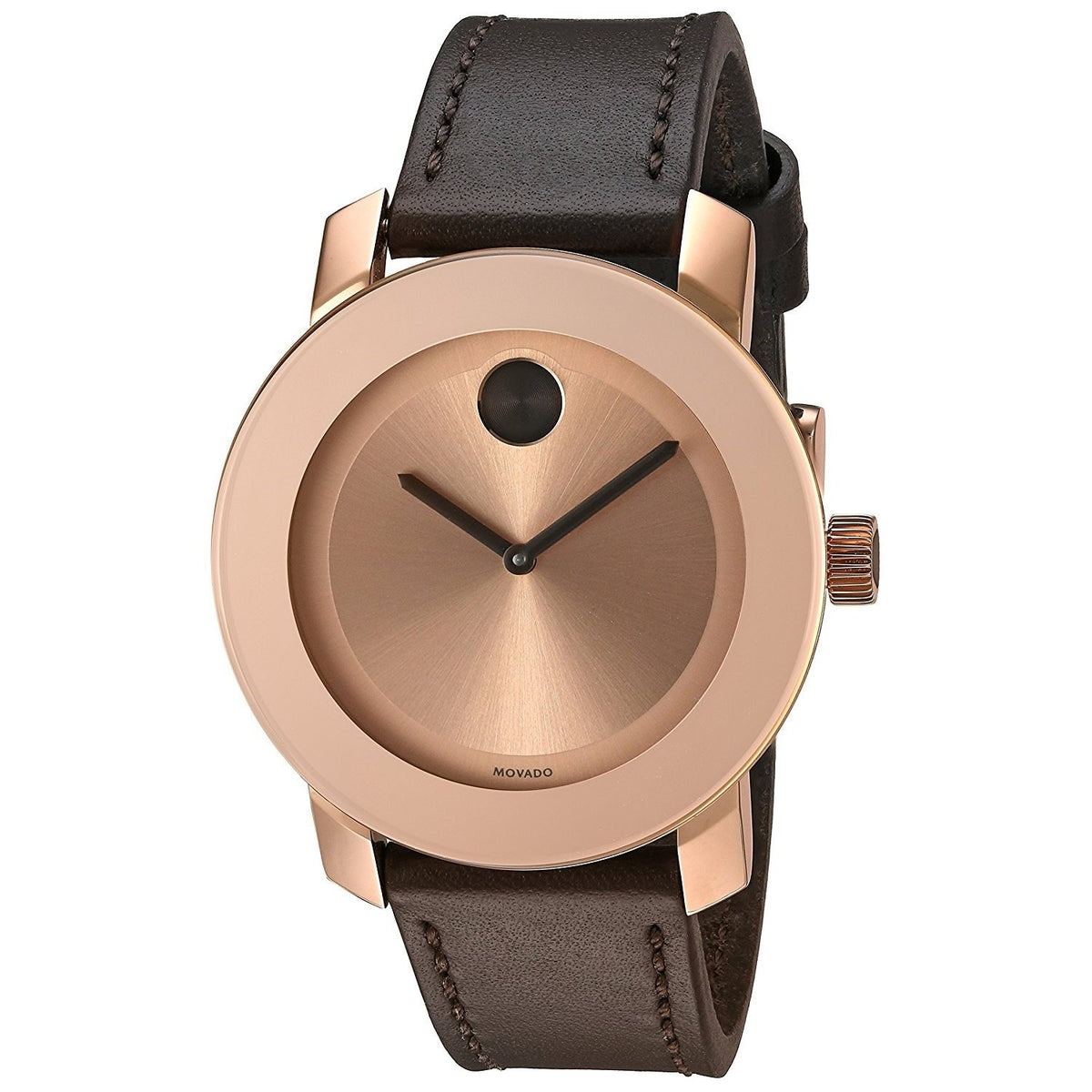 Movado Women's 3600380 Bold Brown Leather Watch