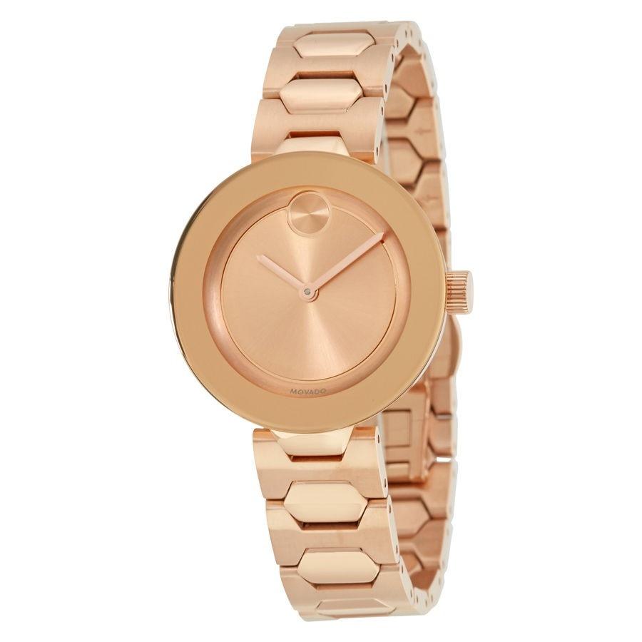 Movado Women&#39;s 3600387 Bold Rose-Tone Stainless Steel Watch