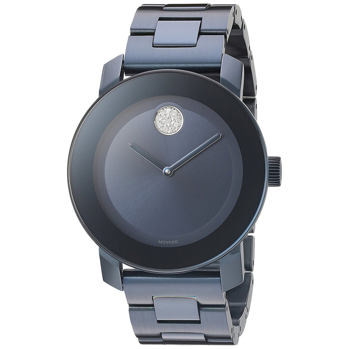 Movado Women's 3600388 Bold Diamond Blue Stainless Steel Watch
