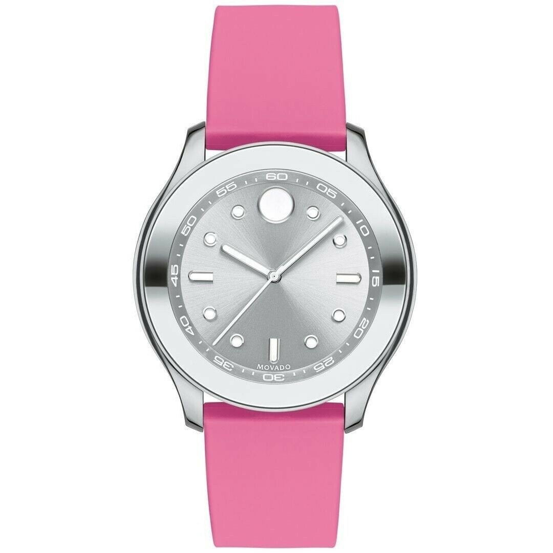 Movado Women's 3600393 Bold Pink Silicone Watch