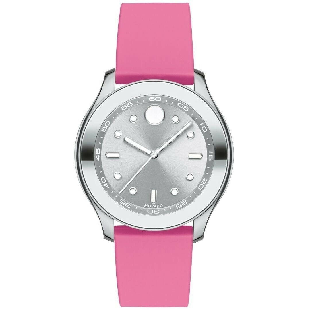 Movado Women&#39;s 3600393 Bold Pink Silicone Watch