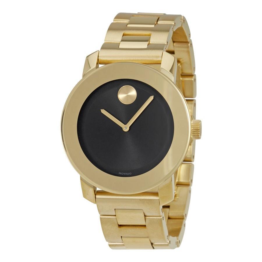Movado Women&#39;s 3600397 Bold Gold-Tone Stainless Steel Watch
