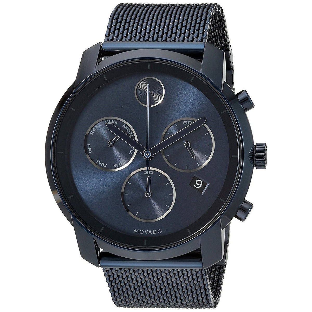 Movado Men's 3600403 Bold Chronograph Blue Stainless Steel Watch