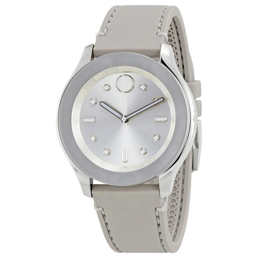 Movado Women's 3600412 Bold Grey Leather Watch