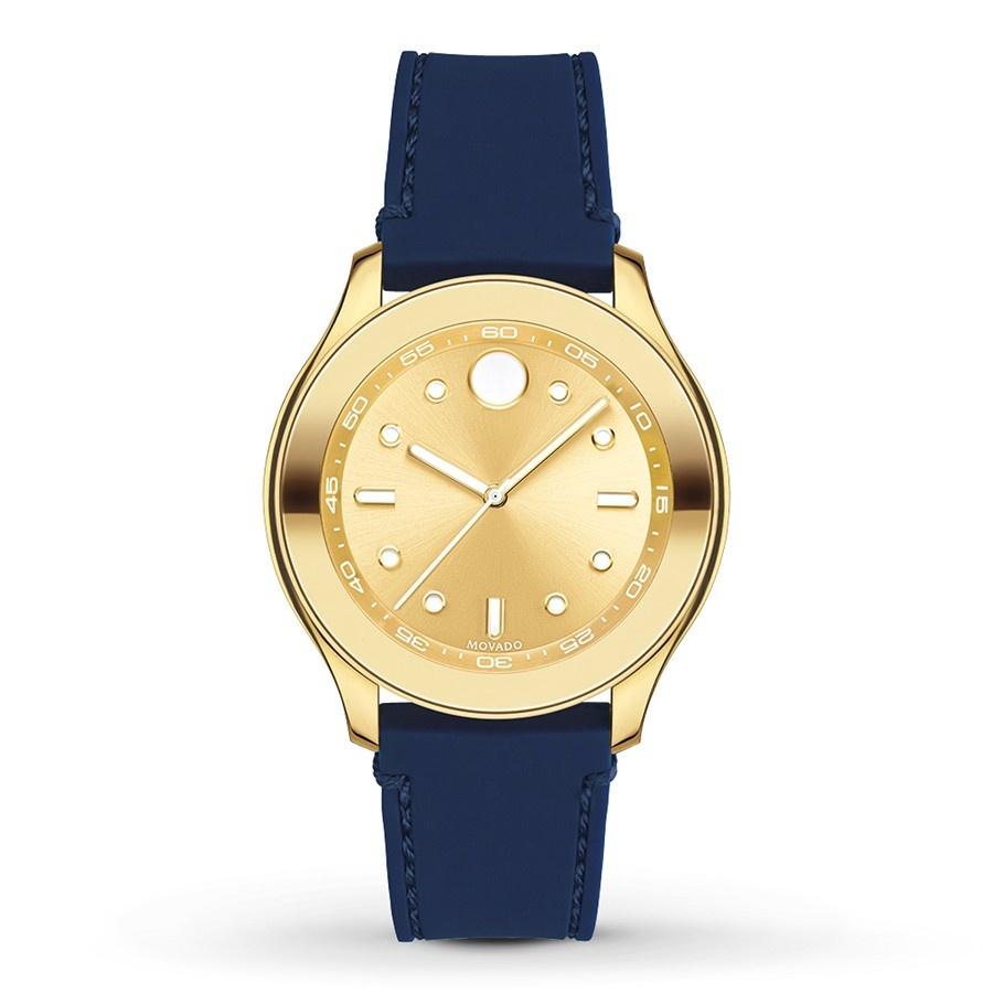 Movado Women's 3600413 Bold Blue Silicone Watch