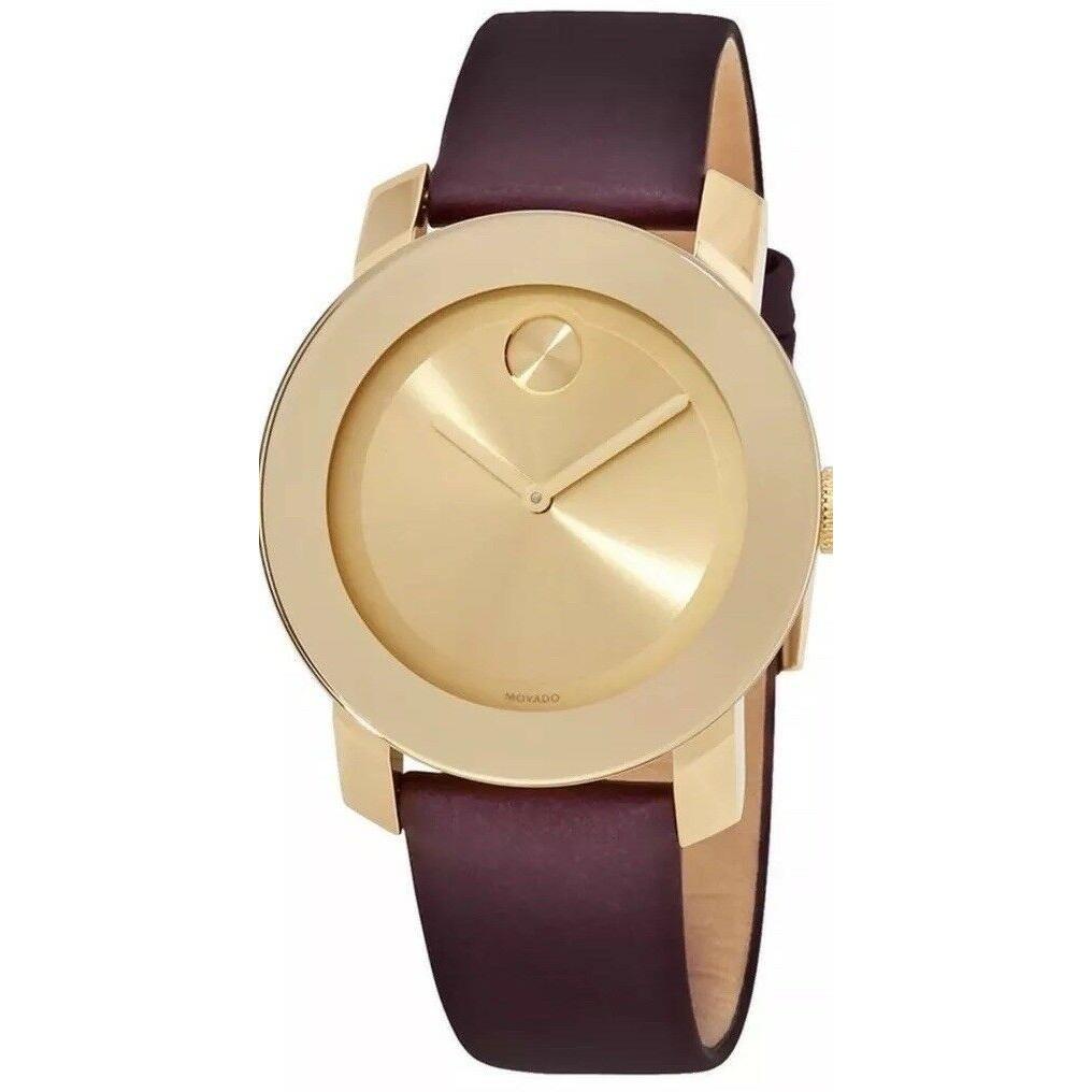 Movado Women's 3600456 Bold Maroon Leather Watch