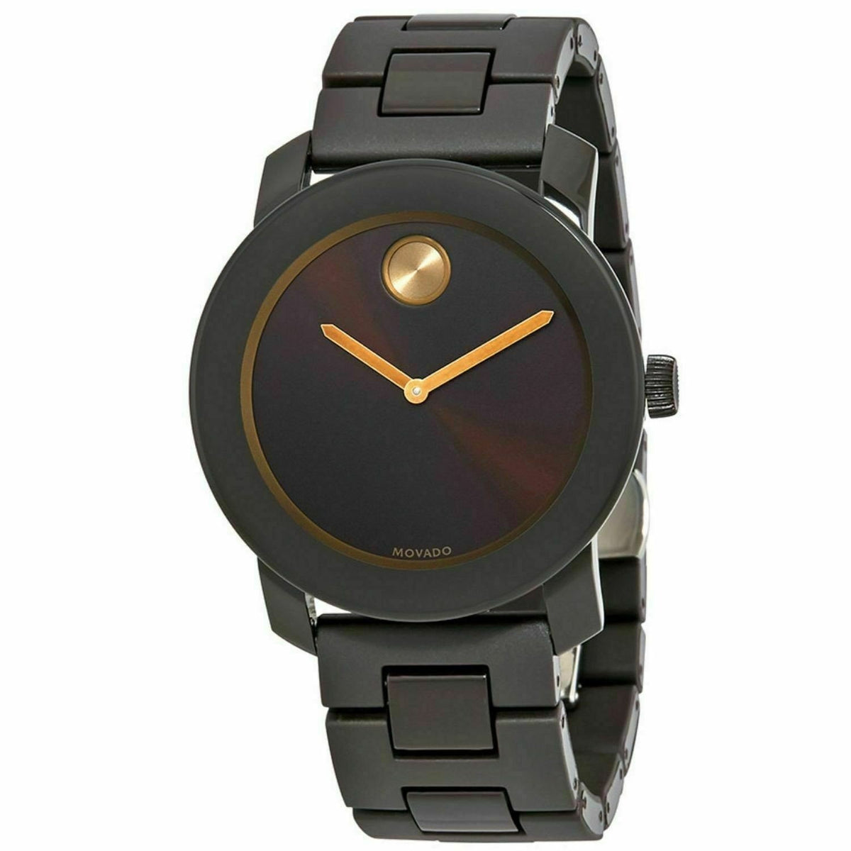 Movado Women&#39;s 3600462 Bold Brown Stainless Steel Watch
