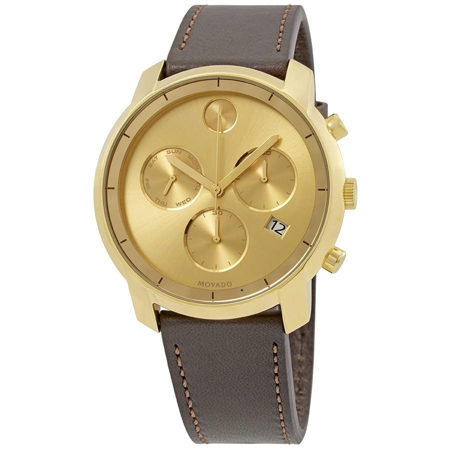Movado Men's 3600477 Bold Multi-Function Brown Stainless Steel Watch