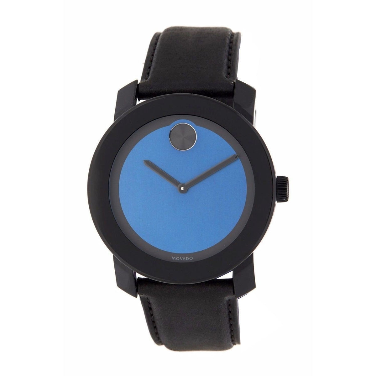 Movado Men's 3600481 Bold Black Leather Watch
