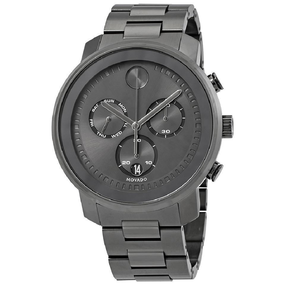 Movado Men's 3600486 Bold Chronograph Grey Stainless Steel Watch