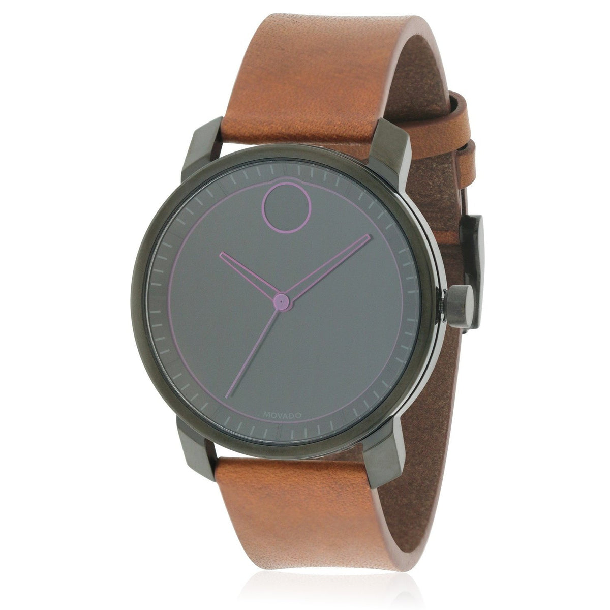 Movado Women&#39;s 3600488 Bold Brown Leather Watch