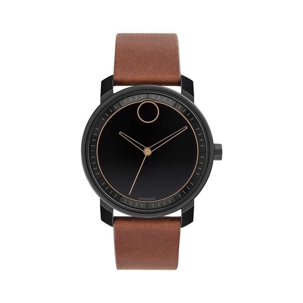 Movado Men&#39;s 3600489 Bold Brown Leather Watch