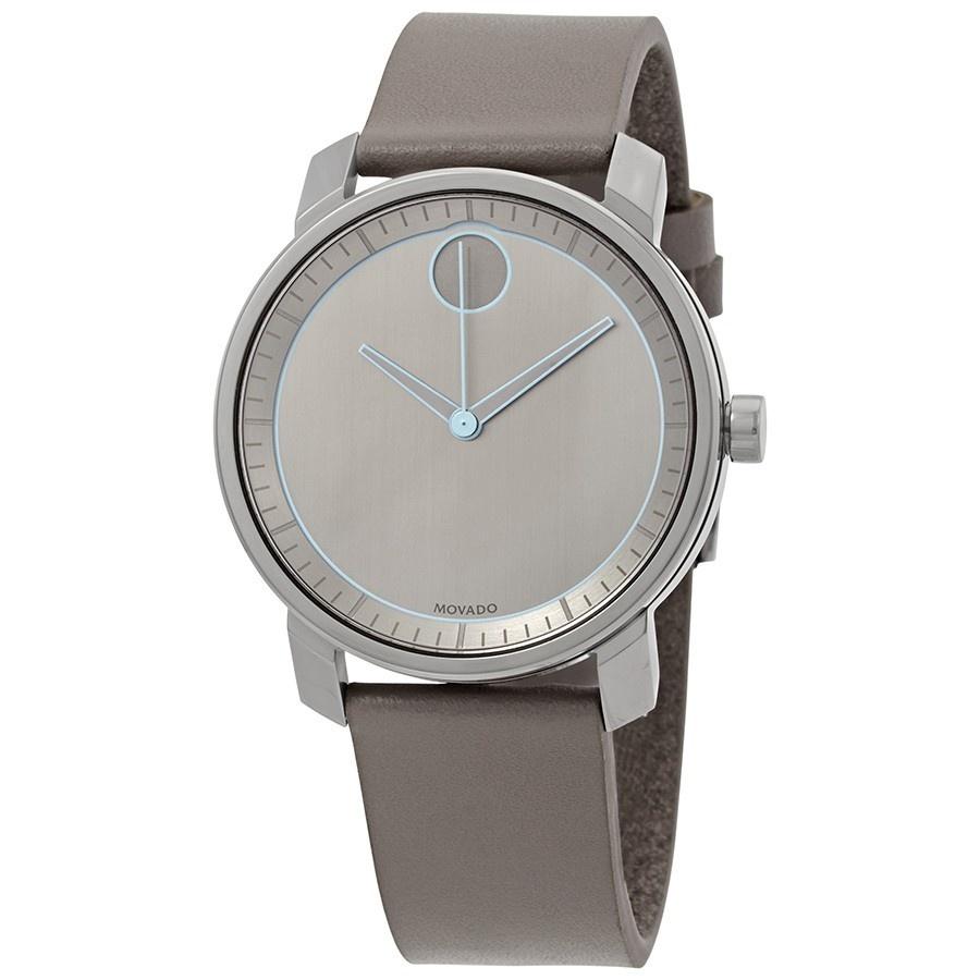 Movado Men&#39;s 3600490 Bold Grey Leather Watch
