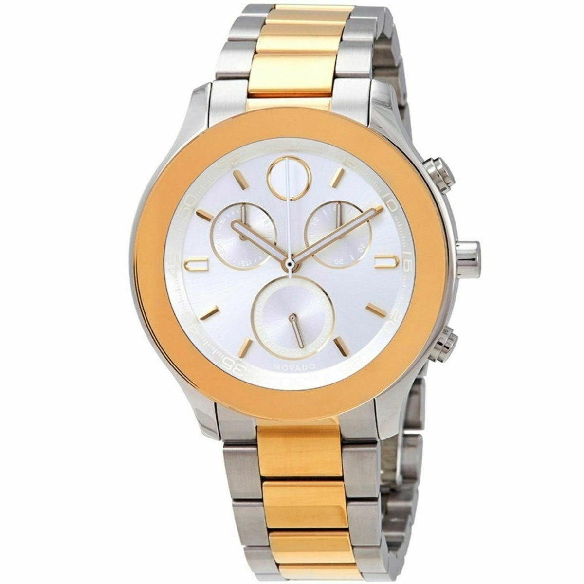 Movado Women&#39;s 3600546 Bold Chronograph Gold-Tone Stainless Steel Watch