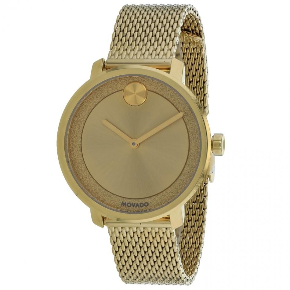 Movado Women&#39;s 3600580 Bold Gold-Tone Stainless Steel Watch