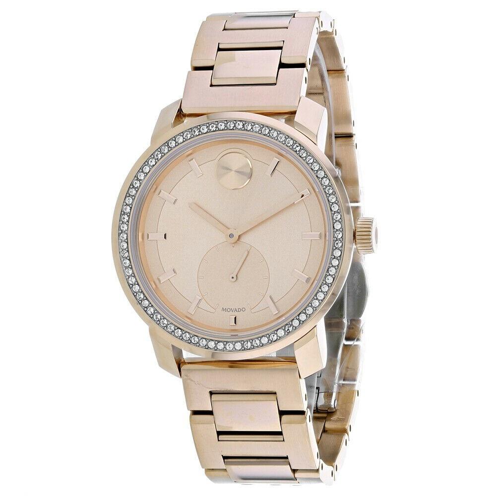 Movado Women's 3600618 Bold Rose Gold-Tone Stainless Steel Watch
