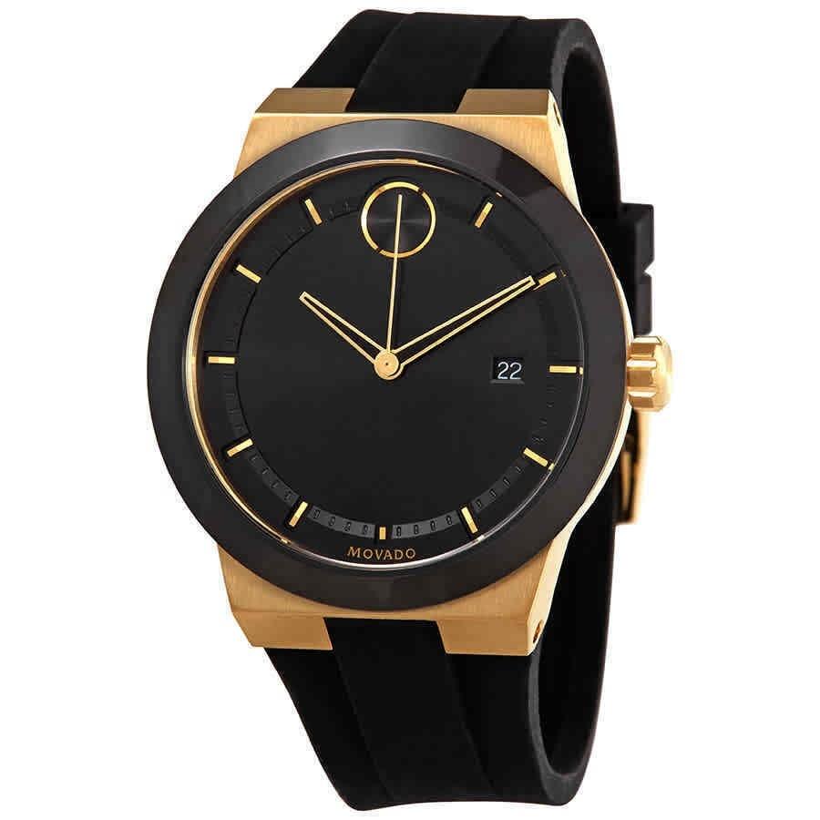 Movado Men's 3600623 Bold Pink Ceramic and Stainless Steel Watch