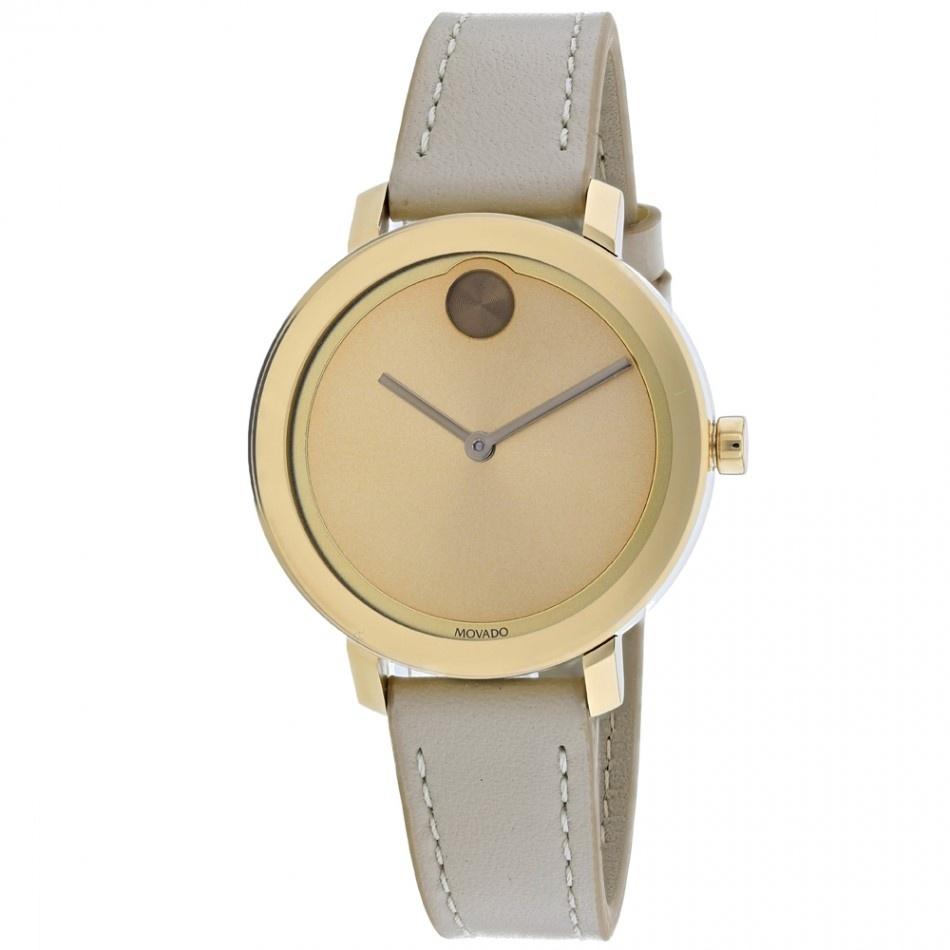 Movado Women&#39;s 3600642 Bold Pink Leather Watch