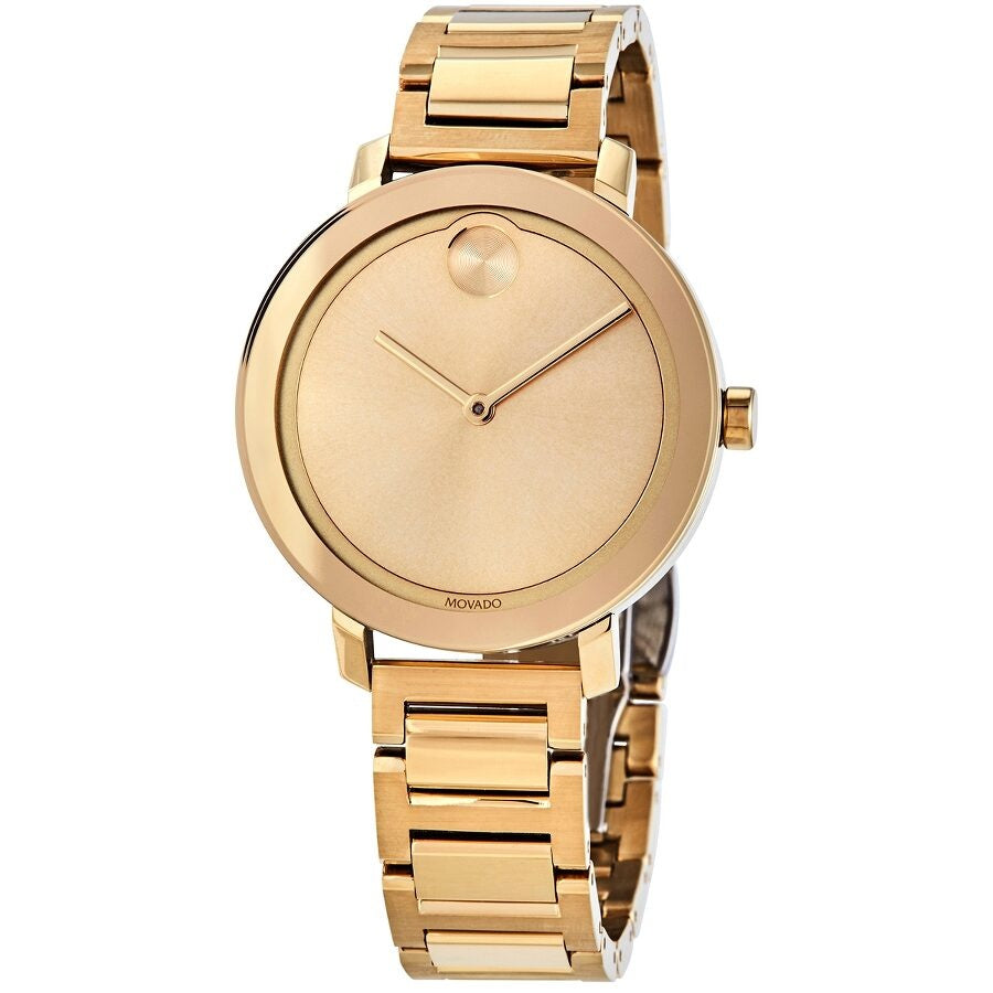 Movado Women&#39;s 3600648 Bold Evolution Gold-Tone Stainless Steel Watch