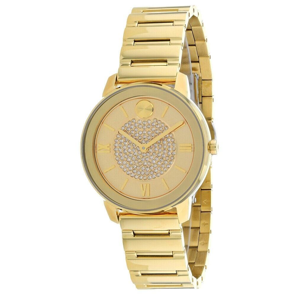 Movado Women&#39;s 3600659 Bold Gold-Tone Stainless Steel Watch