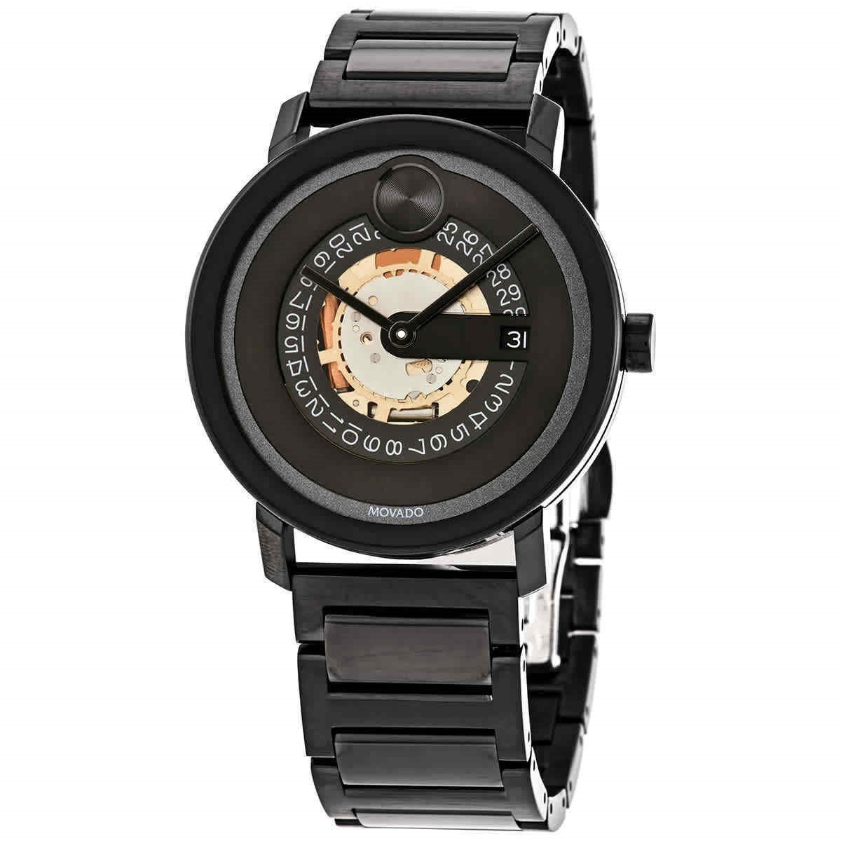 Movado Men's 3600677 Bold Evolution Black Stainless Steel Watch