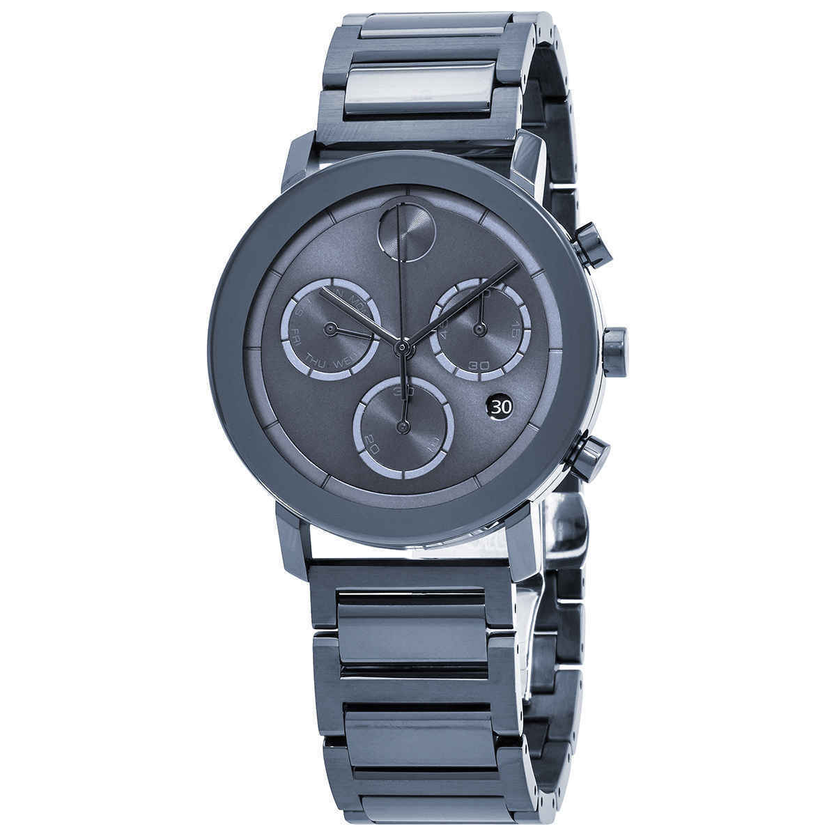 Movado Men&#39;s 3600683 Bold Chronograph Blue Stainless Steel Watch
