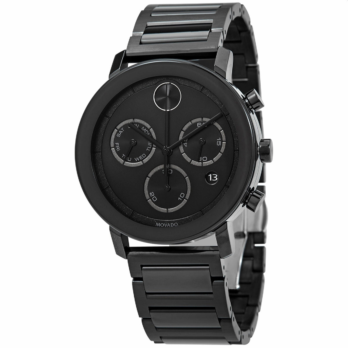 Movado Men's 3600684 Bold Evolution Chronograph Black Stainless Steel Watch
