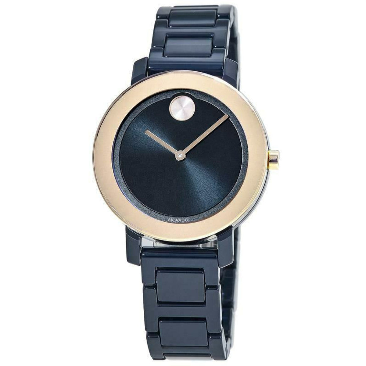 Movado Women&#39;s 3600708 Bold Evolution Blue Ceramic Watch