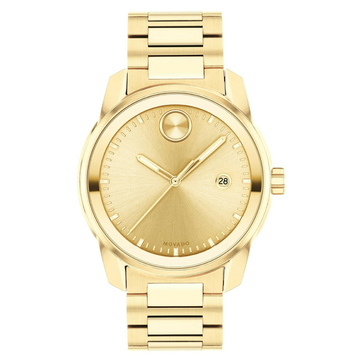 Movado Men&#39;s 3600735 Bold Verso Gold-Tone Stainless Steel Watch