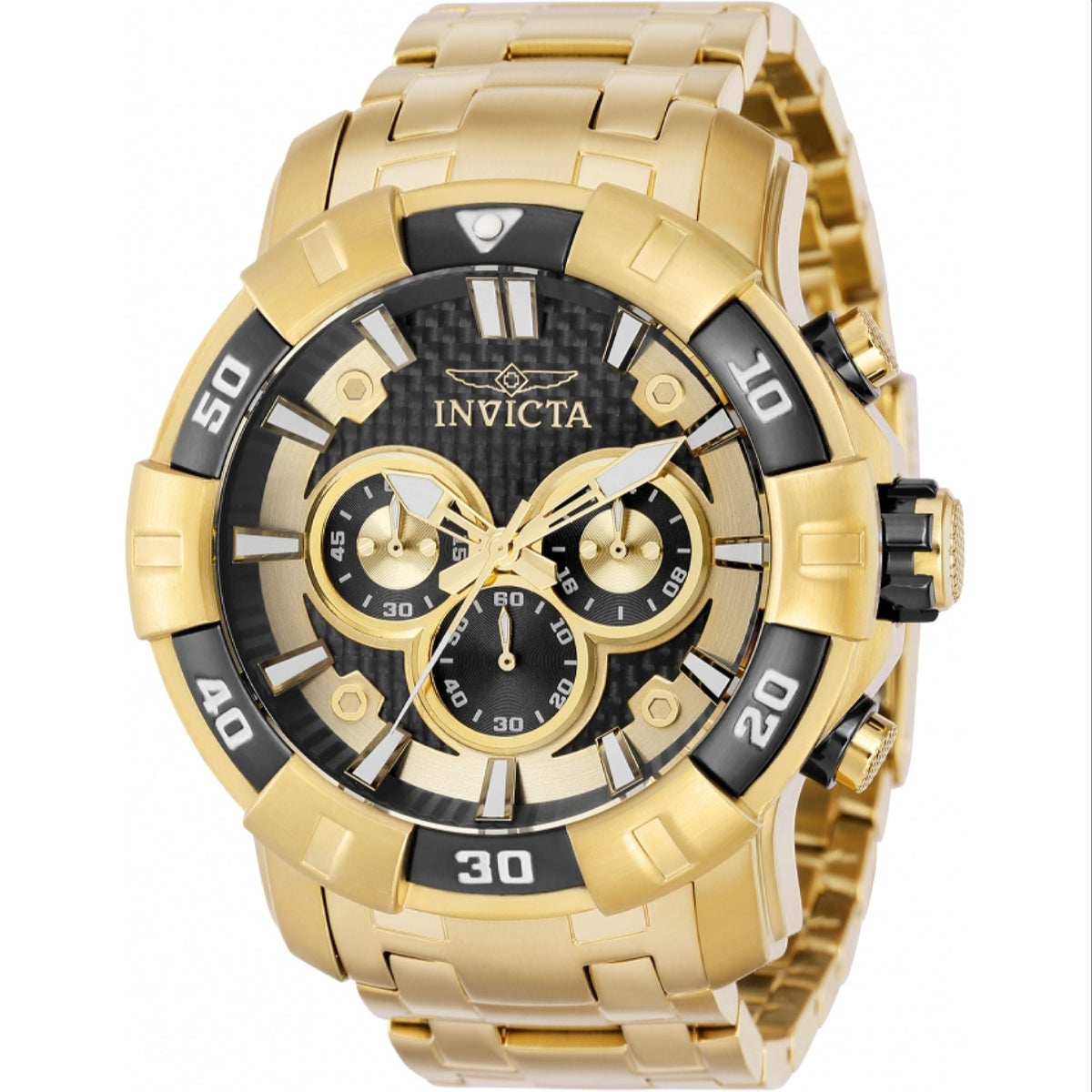 Invicta Men's 36046 Pro Diver Scuba Gold-Tone Stainless Steel Watch