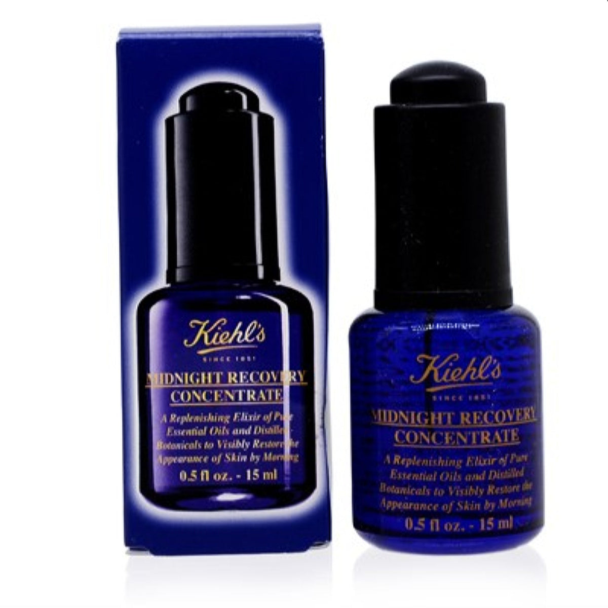 Kiehl&#39;S Midnight Recovery Concentrate Oil 0.5 Oz (15 Ml)  