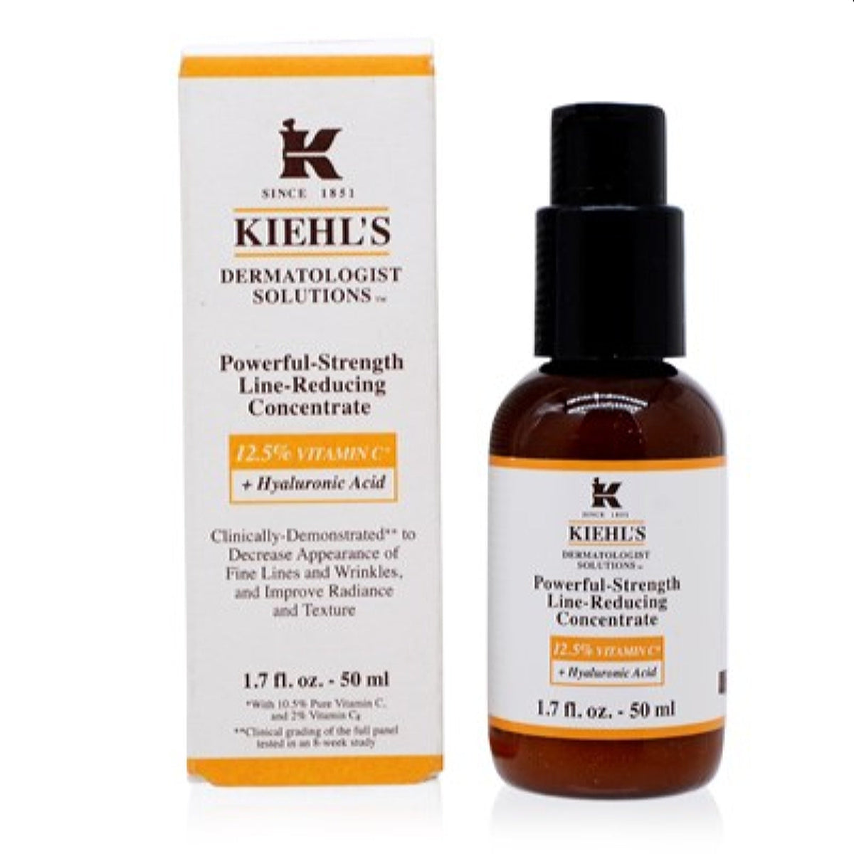 Kiehl&#39;S Dermatologist Solutions Powerful-Strength Line-Reducing Serum 1.7 Oz 0337861