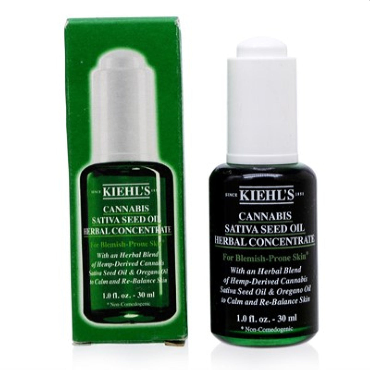 Kiehl&#39;S Cannabis Sativa Seed Oil Herbal Concentrate 1.0 Oz 30 Ml  