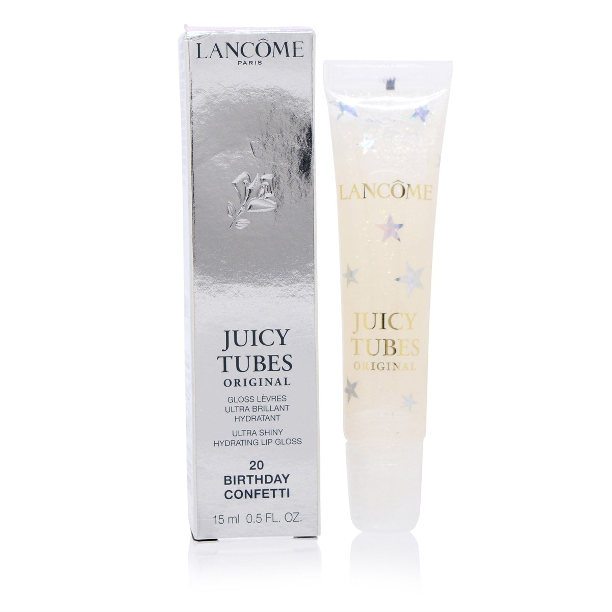 Lancome Juicy Tubes Original Lip Gloss 20 Birthday Confetti 0.5 Oz  