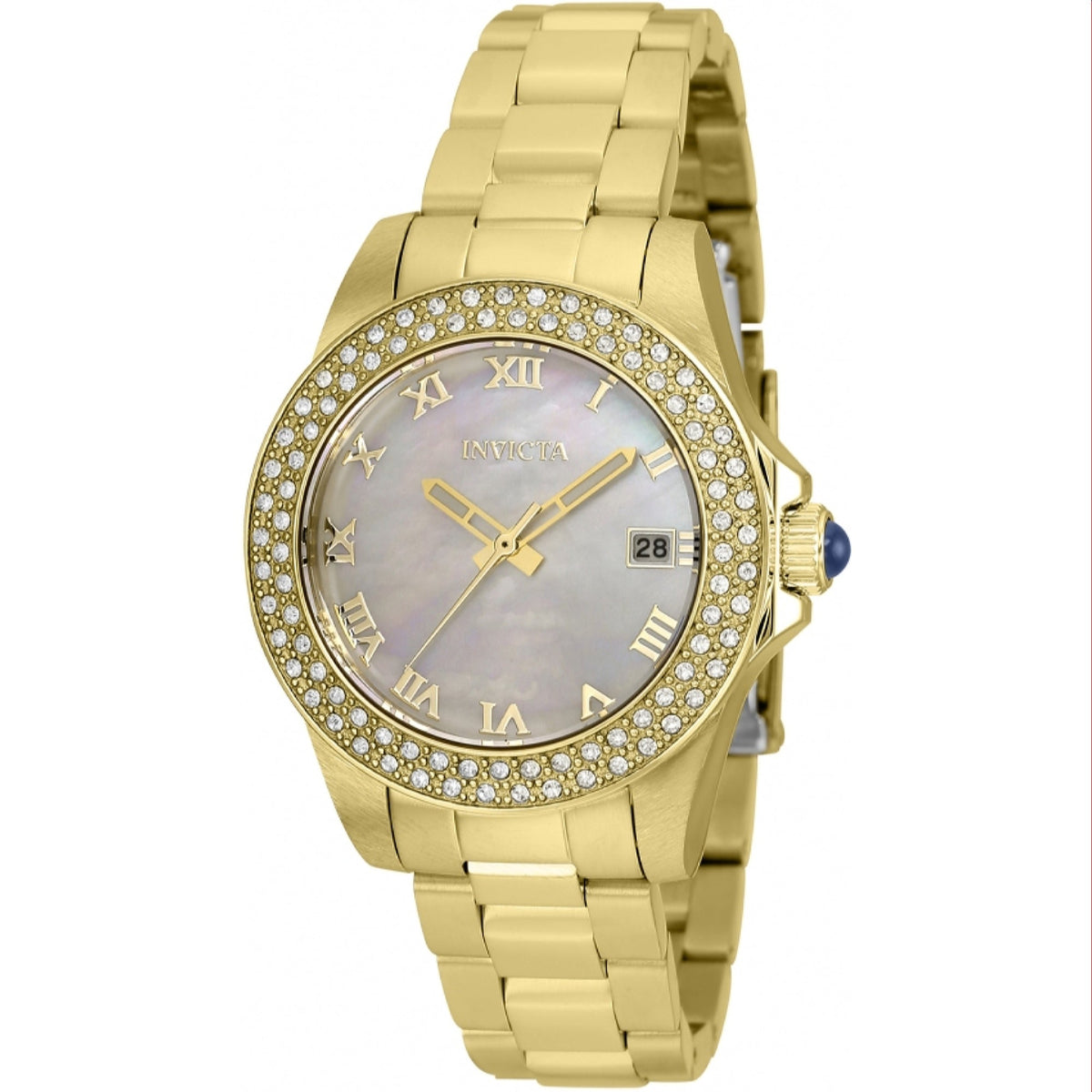 Invicta Women&#39;s 36073 Angel Gold-Tone Stainless Steel Watch