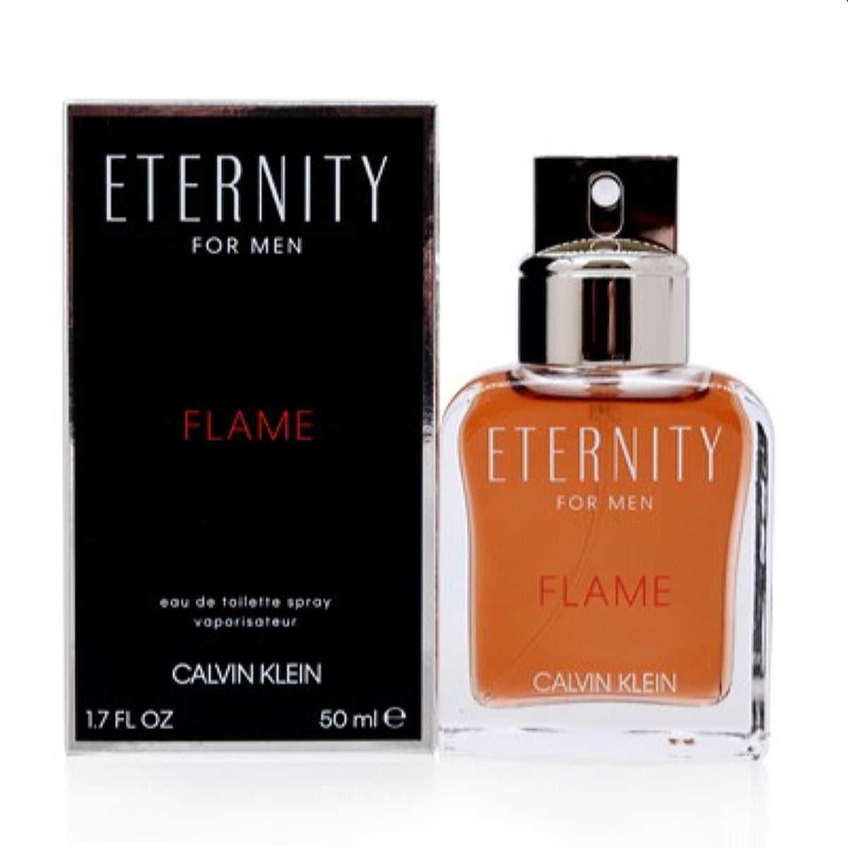 Eternity Flame Calvin Klein Edt Spray 1.7 Oz (50 Ml) For Men  