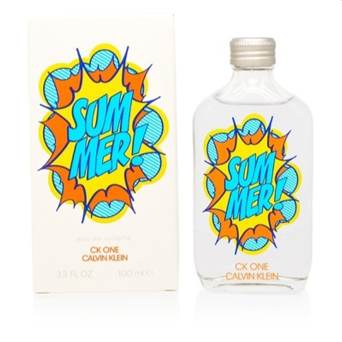 Ck One Summer Calvin Klein Edt Pour Spray 2019 Edition 3.4 Oz Unisex 880081
