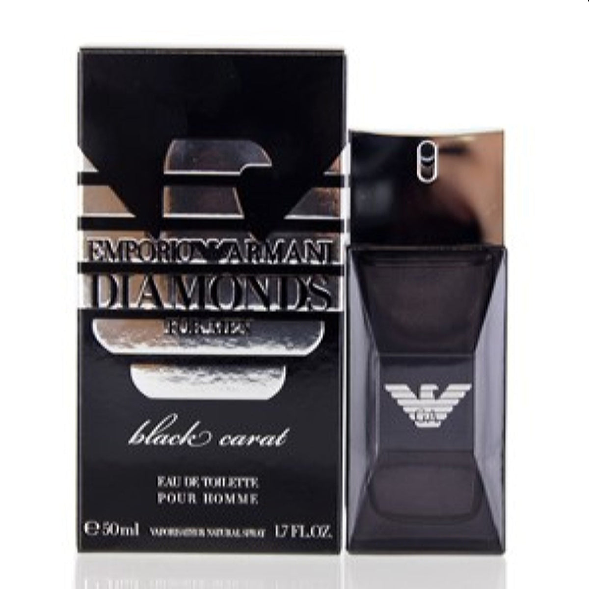 Emporio Diamond Black Carat Giorgio Armani Edt Spray 1.7 Oz (50 Ml) For Men 1709814