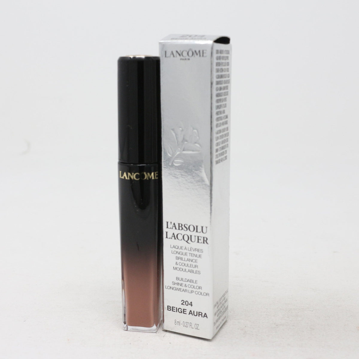 Lancome L'Absolu Lacquer Gloss (204) Beige Aura .27 Oz 029583