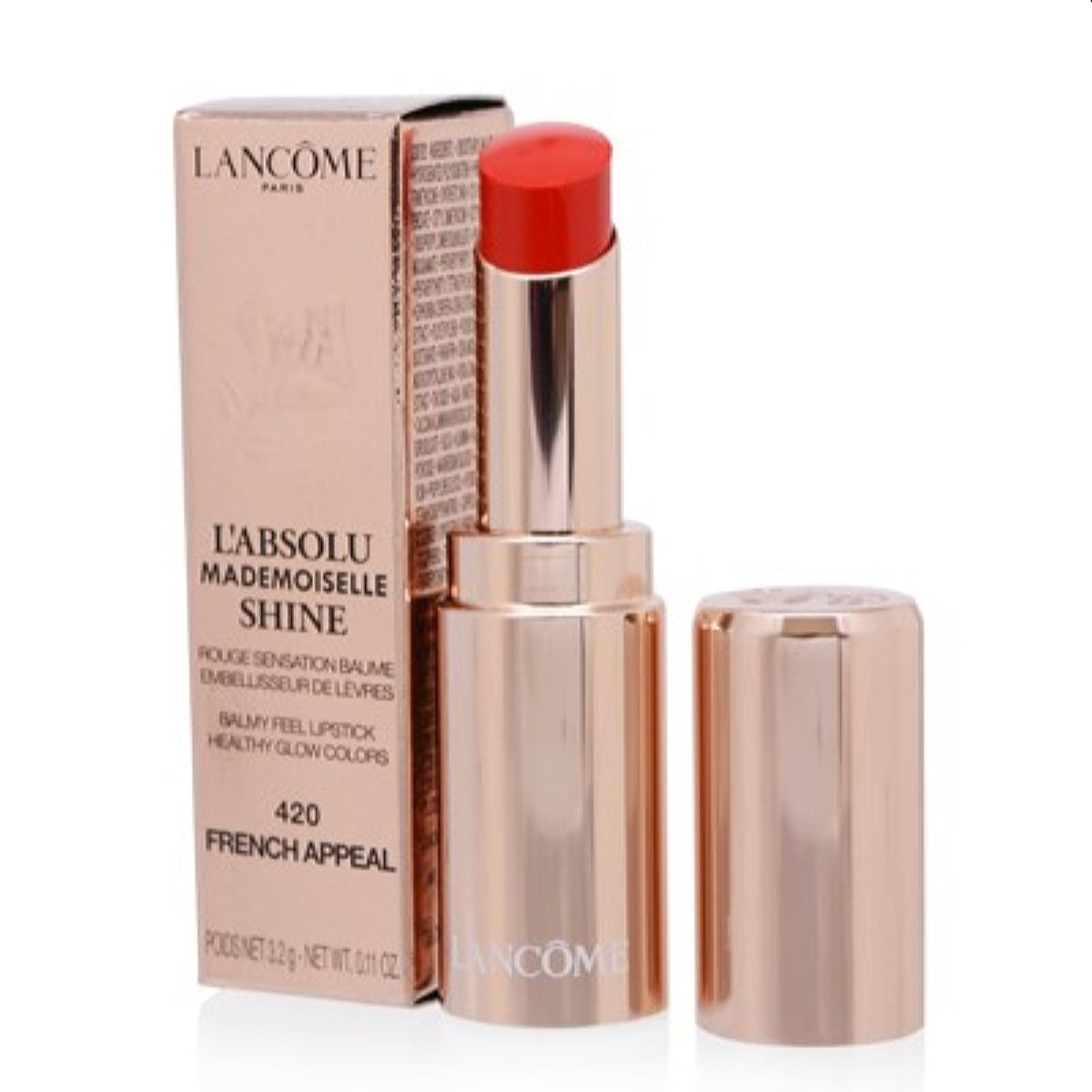 Lancome L'Absolu Mademoiselle Shine Lipstick (420 French Appeal) 0.11O  