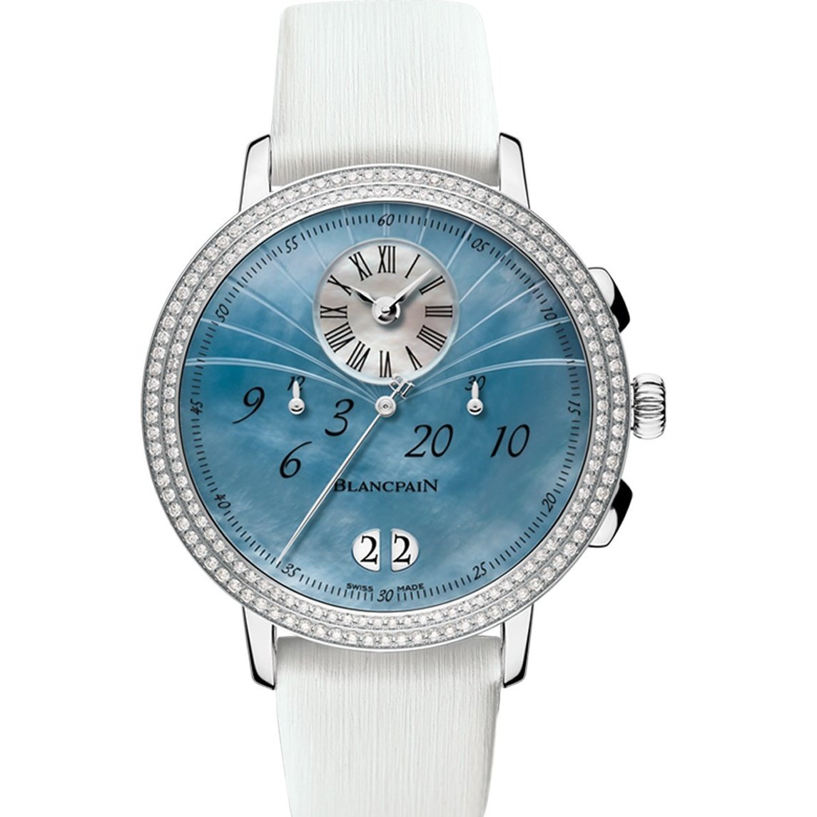 Blancpain Unisex 3626-4544L-64A Specialites White Rubber, Satin Watch