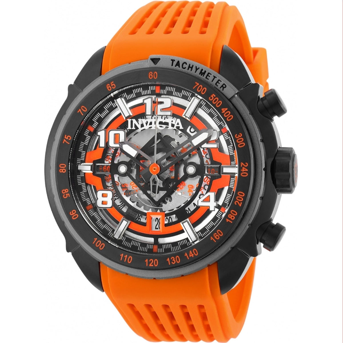 Invicta Men's 36368 Orange Silicone Watch