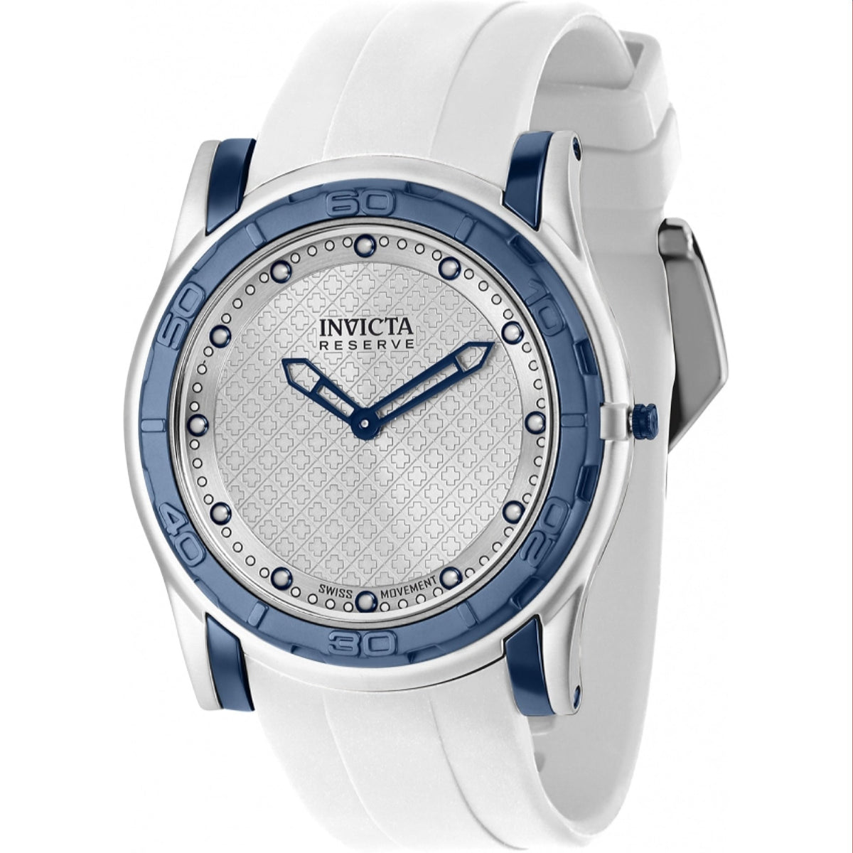 Invicta Men's 36398 Reserve Slim White Silicone Watch