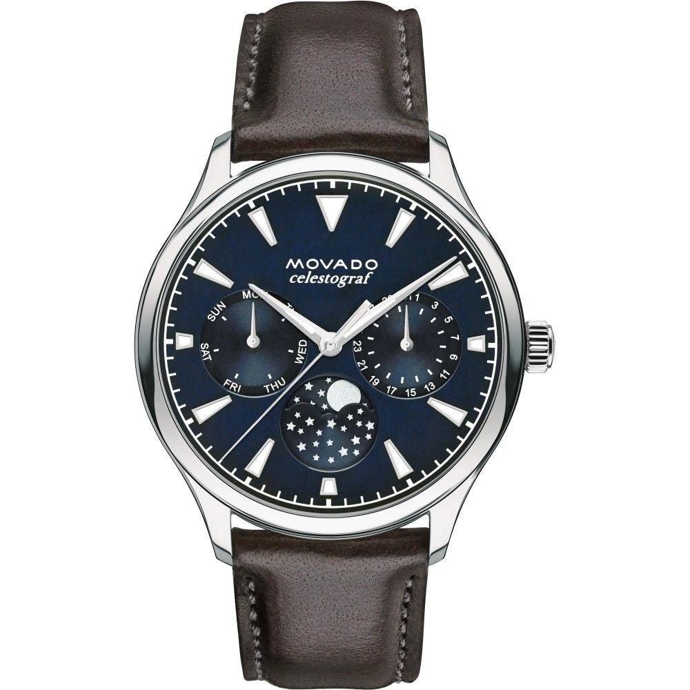 Movado Women's 3650009 Heritage Brown Leather Watch
