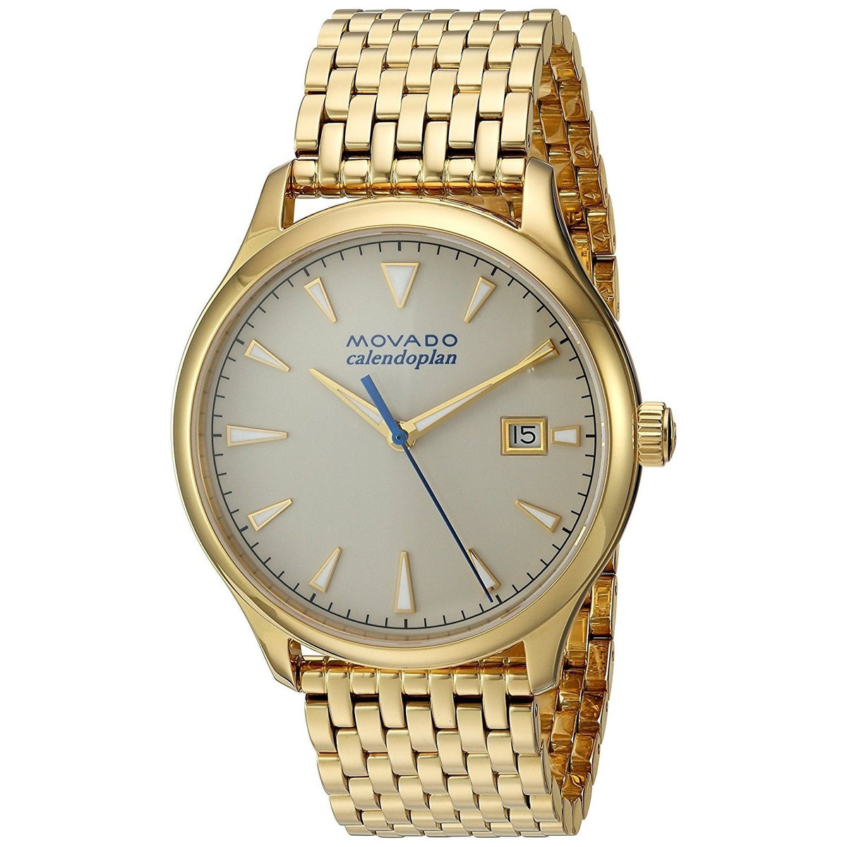 Movado Men's 3650013 Heritage Gold-Tone Stainless Steel Watch