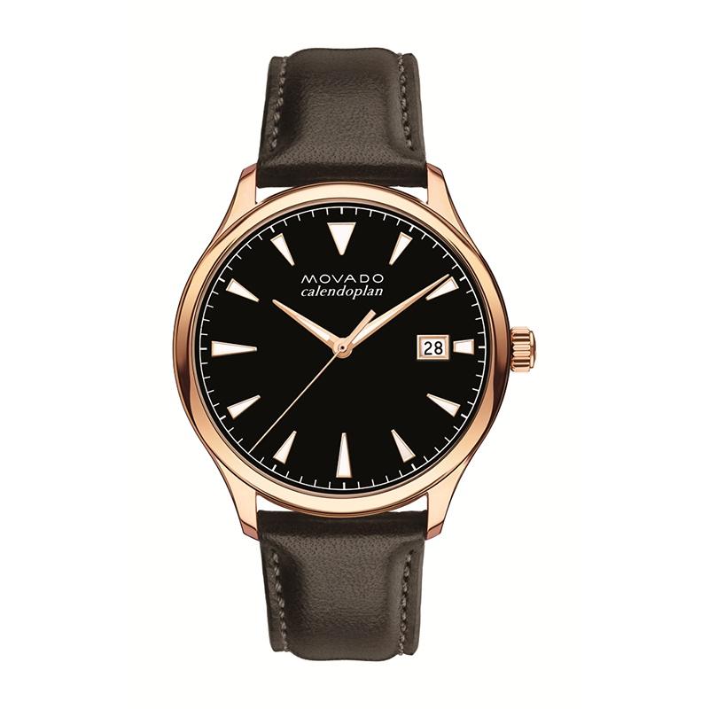 Movado Men's 3650020 Heritage Brown Leather Watch