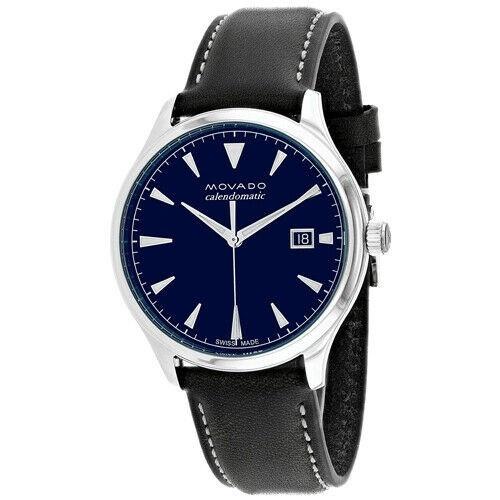Movado Men&#39;s 3650054 Heritage Black Leather Watch