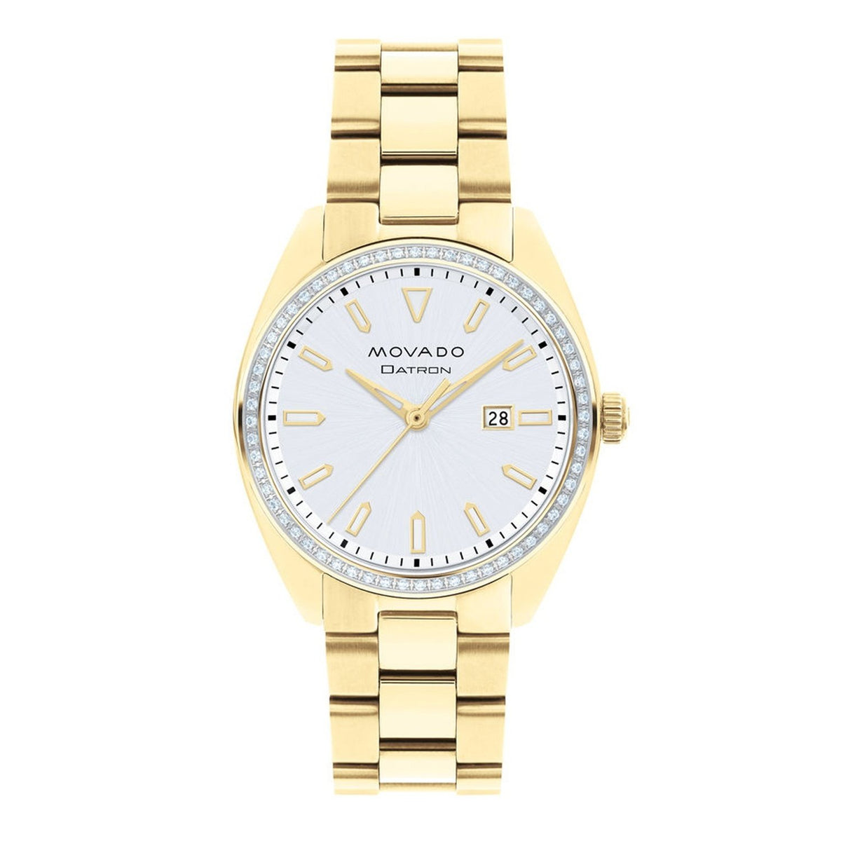 Movado Women&#39;s 3650070 Datron Gold-Tone Stainless Steel Watch
